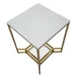 Stolik DOUBLE MARBLE 47X47X60 cm